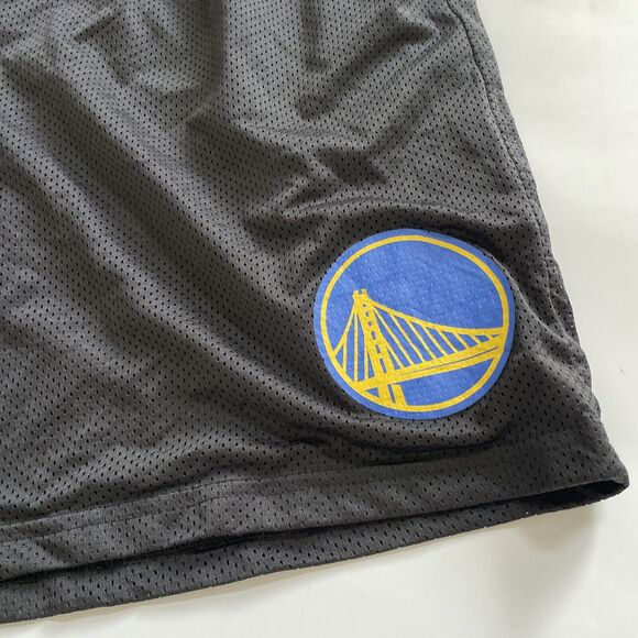 Golden State Warriors Basketball Shorts Large NBA Big "W" Graphic Logo Retro Y2K - Picture 3 of 9